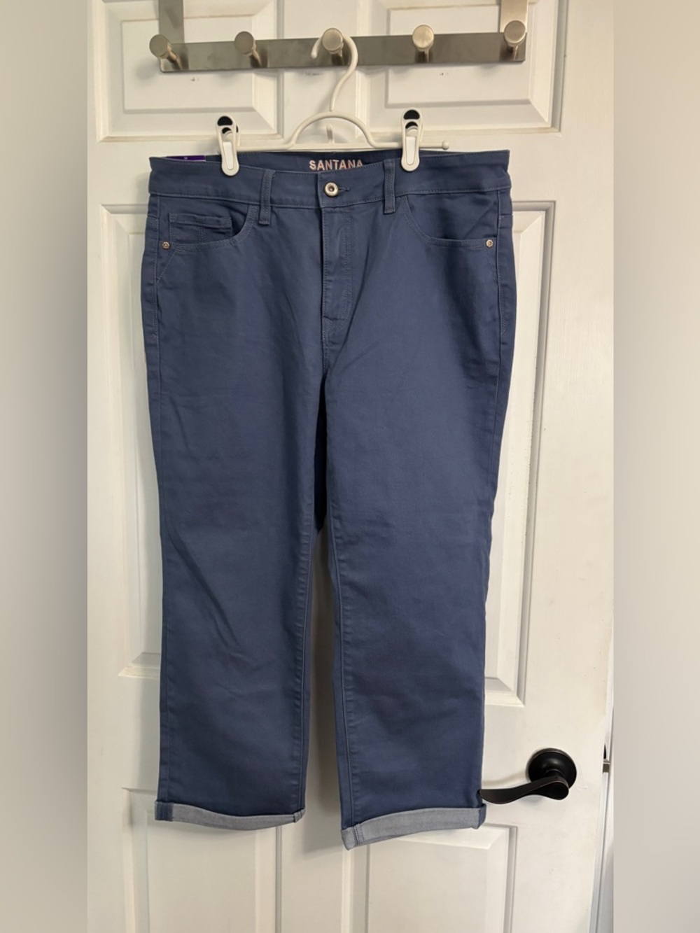 Santana Women's Capris in Slate Blue